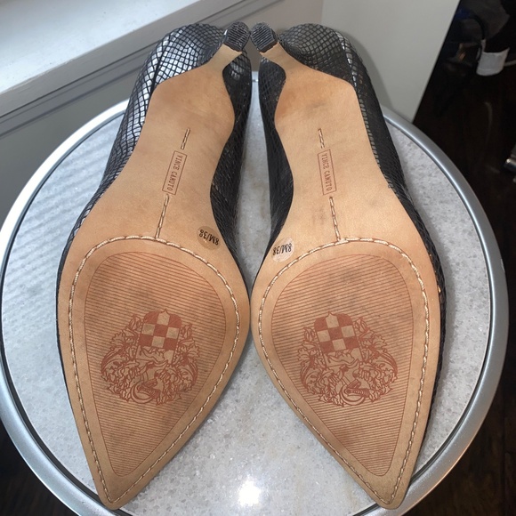 Vince Camito Harty Urban Black Metal Snake US Size 8 - Picture 13 of 13